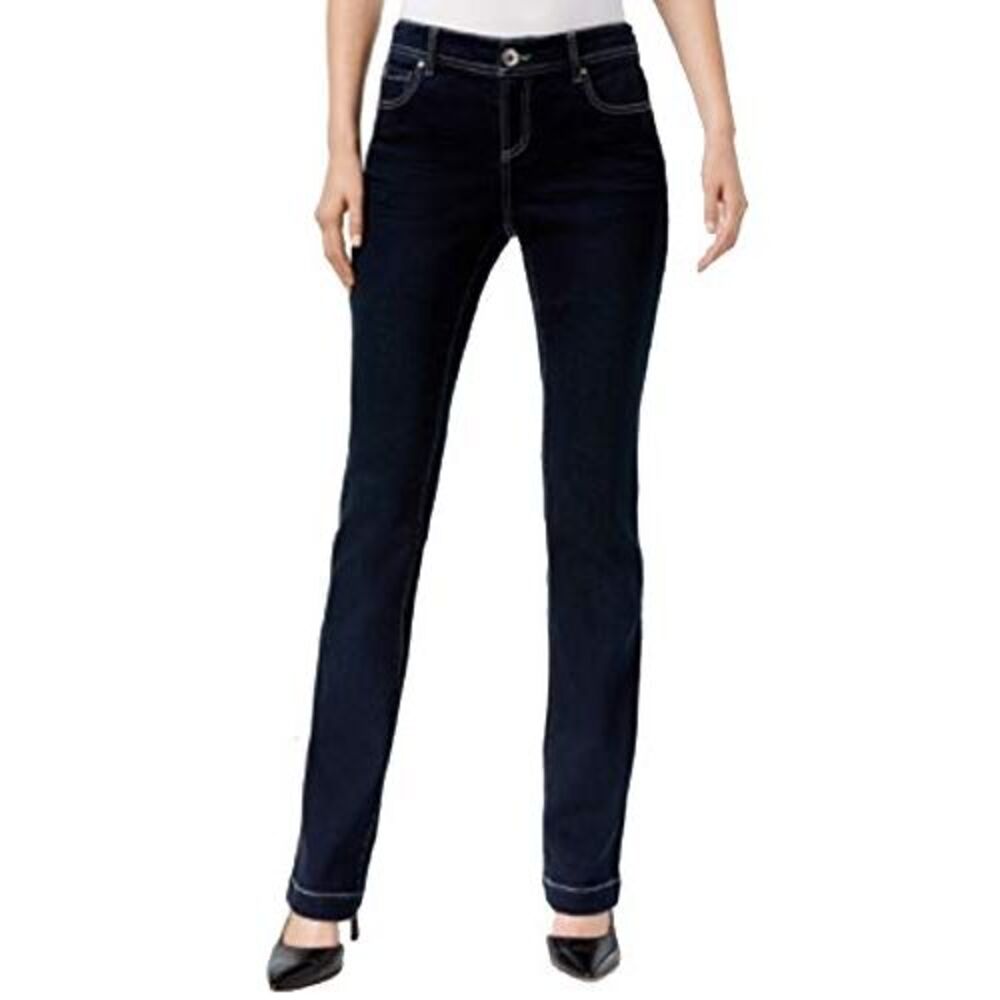 INC International Concepts I.N.C. Curvy-Fit 5-Pocket Bootcut Jeans (Orion Wash